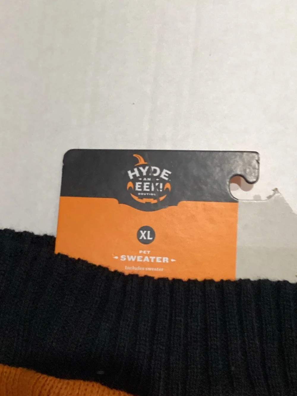 Striped Orange Black Cream Dog Sweater - Cozy Knit Pet Pullover